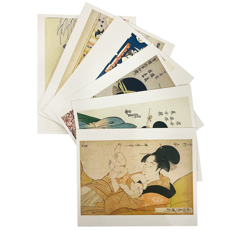 Japanese Woodblock Prints - 16 Note Cards