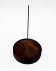 Walnut Incense Burner Stand