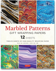 Marbled Patterns Gift Wrapping Papers - 12 sheets